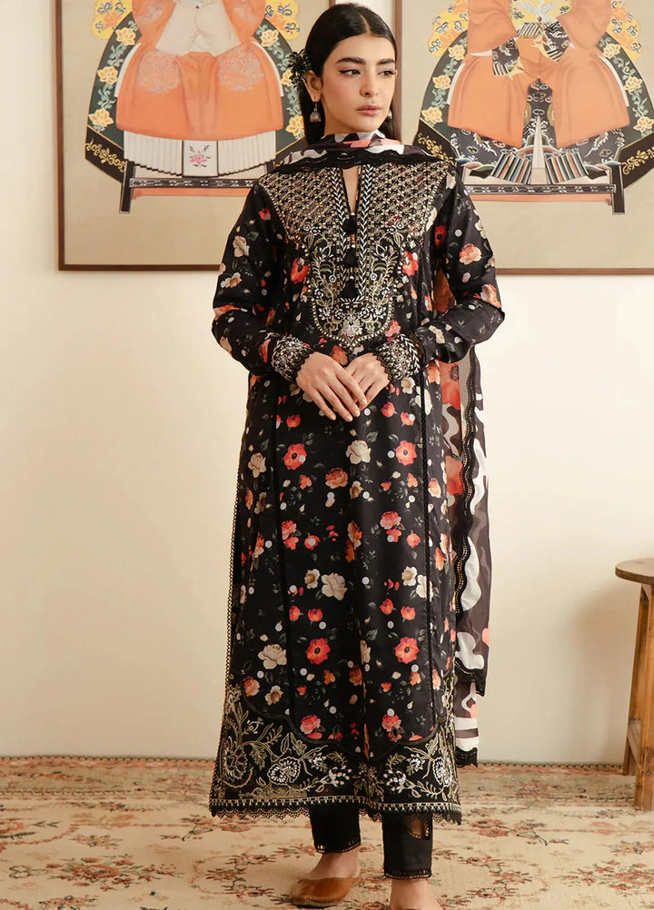 Malina By Afrozeh Embroidered Lawn Suits Unstitched 3 Piece AF24M Valeria - Summer Collection