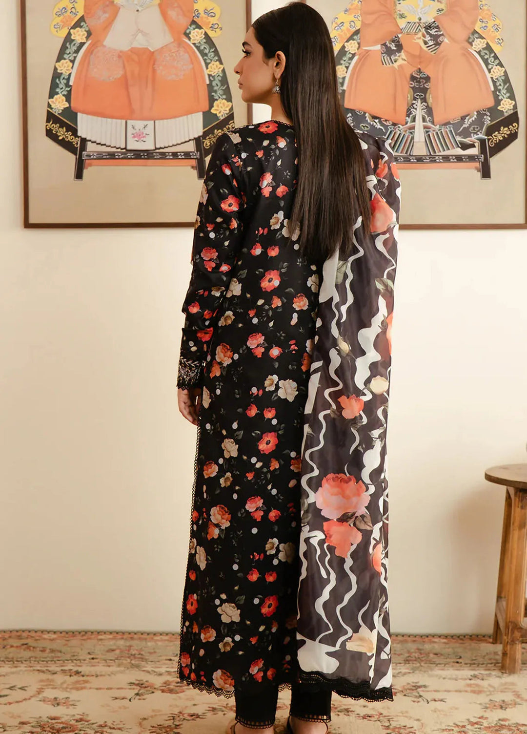 Malina By Afrozeh Embroidered Lawn Suits Unstitched 3 Piece AF24M Valeria - Summer Collection