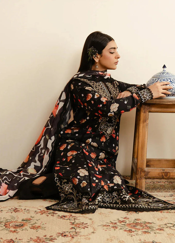 Malina By Afrozeh Embroidered Lawn Suits Unstitched 3 Piece AF24M Valeria - Summer Collection
