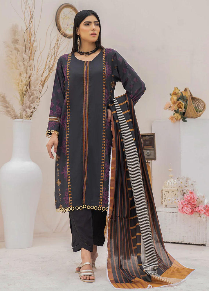 Mallow by Safwa Digital Printed Lawn Suits Unstitched 2 Piece SW23ML SSD-181 - Summer Collection