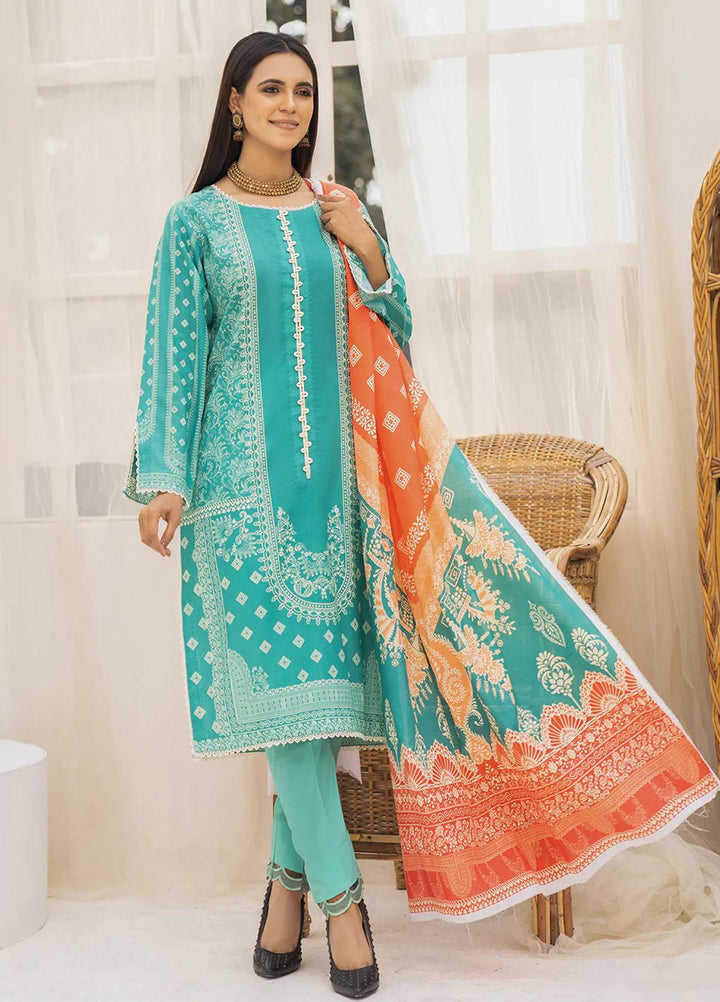 Mallow by Safwa Digital Printed Lawn Suits Unstitched 2 Piece SW23ML SSD-183 - Summer Collection