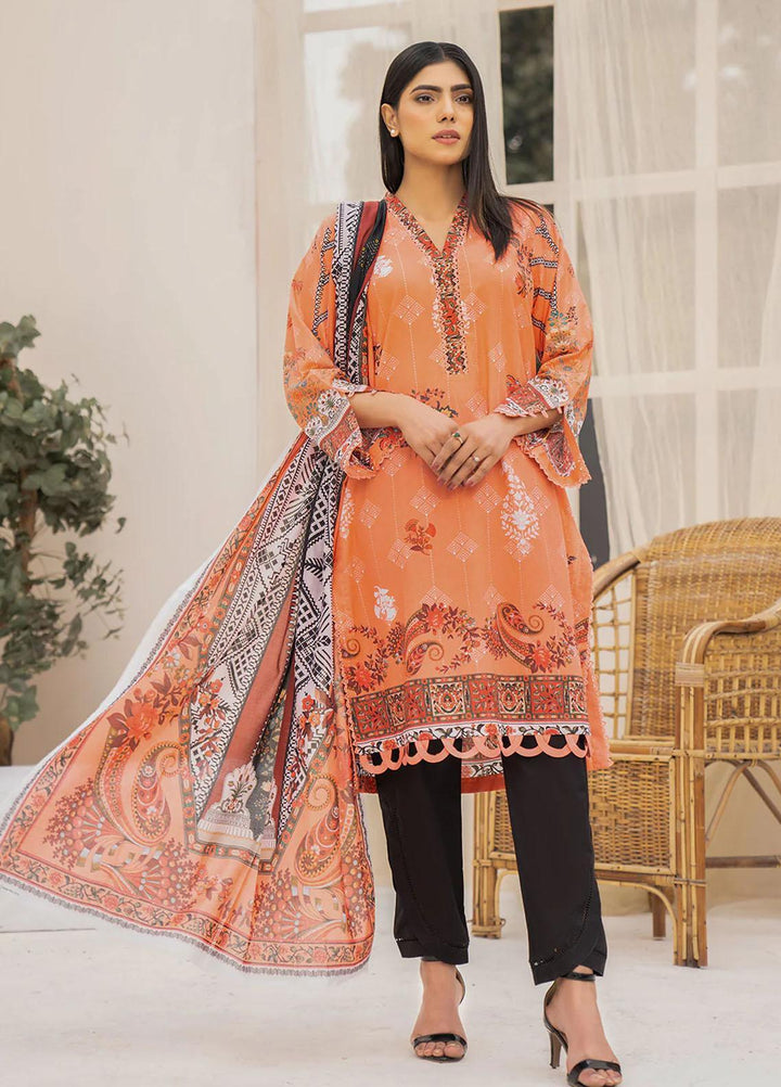 Mallow by Safwa Digital Printed Lawn Suits Unstitched 2 Piece SW23ML SSD-184 - Summer Collection