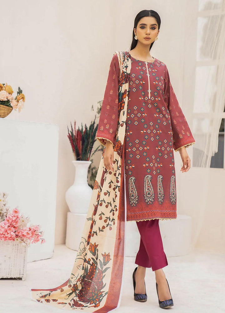 Mallow by Safwa Digital Printed Lawn Suits Unstitched 2 Piece SW23ML SSD-185 - Summer Collection