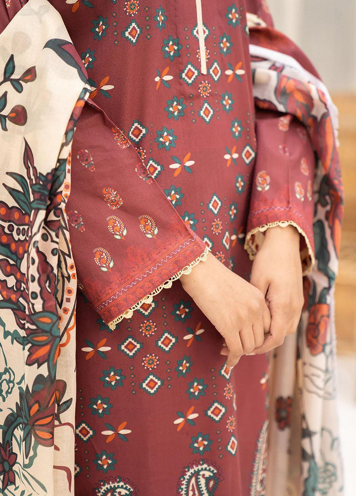 Mallow by Safwa Digital Printed Lawn Suits Unstitched 2 Piece SW23ML SSD-185 - Summer Collection