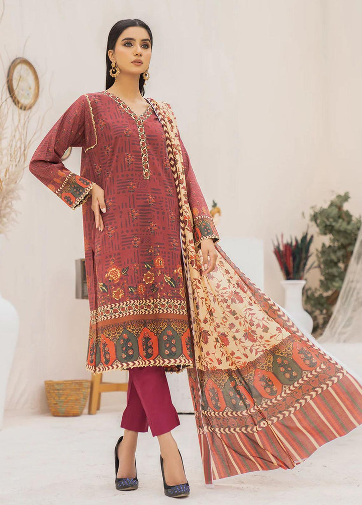 Mallow by Safwa Digital Printed Lawn Suits Unstitched 2 Piece SW23ML SSD-187 - Summer Collection