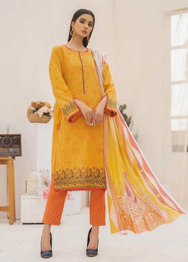 Mallow by Safwa Digital Printed Lawn Suits Unstitched 2 Piece SW23ML SSD-189 - Summer Collection