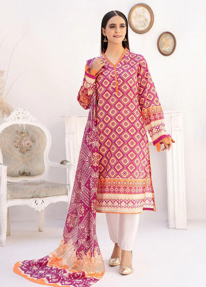 Mallow by Safwa Digital Printed Lawn Suits Unstitched 2 Piece SW23ML SSD-191 - Summer Collection