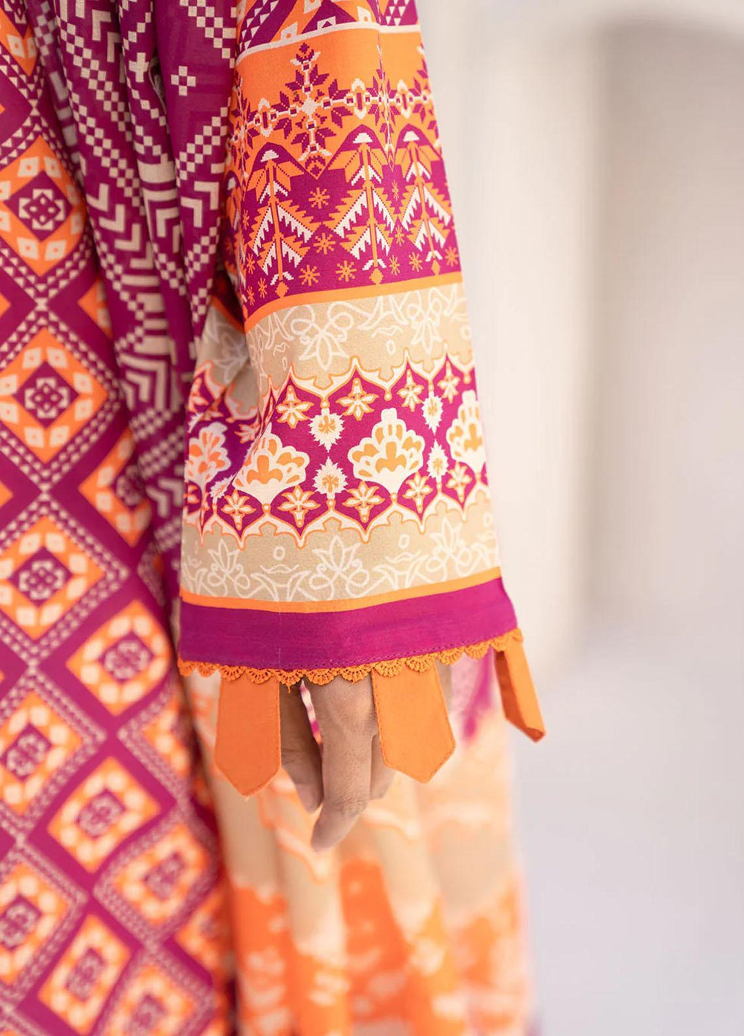 Mallow by Safwa Digital Printed Lawn Suits Unstitched 2 Piece SW23ML SSD-191 - Summer Collection