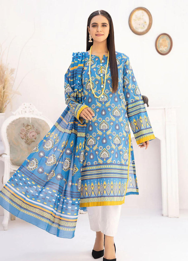 Mallow by Safwa Digital Printed Lawn Suits Unstitched 2 Piece SW23ML SSD-193 - Summer Collection