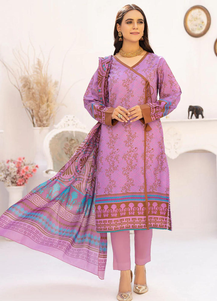 Mallow by Safwa Digital Printed Lawn Suits Unstitched 2 Piece SW23ML SSD-200 - Summer Collection