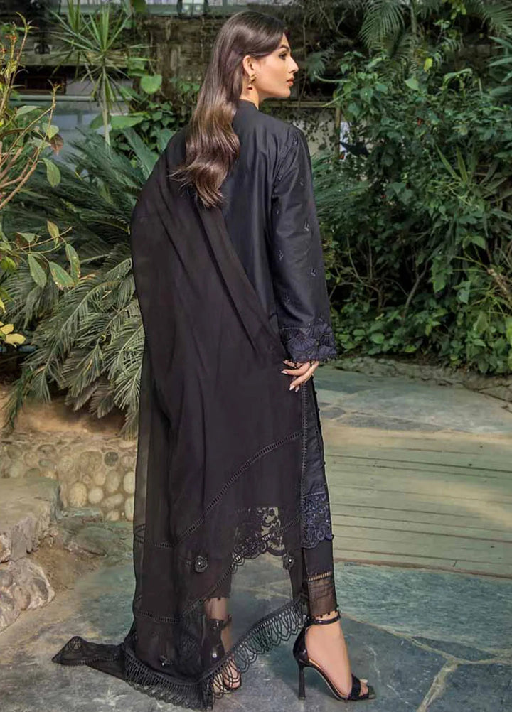 Malook By Shazia Ovais Embroidered Lawn Suit Unstitched 3 Piece MLK24S MILL-0011 Koil - Summer Collection