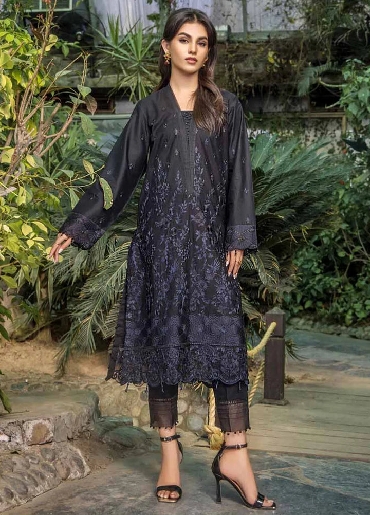 Malook By Shazia Ovais Embroidered Lawn Suit Unstitched 3 Piece MLK24S MILL-0011 Koil - Summer Collection