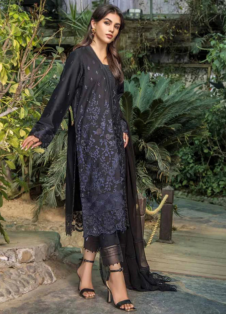 Malook By Shazia Ovais Embroidered Lawn Suit Unstitched 3 Piece MLK24S MILL-0011 Koil - Summer Collection