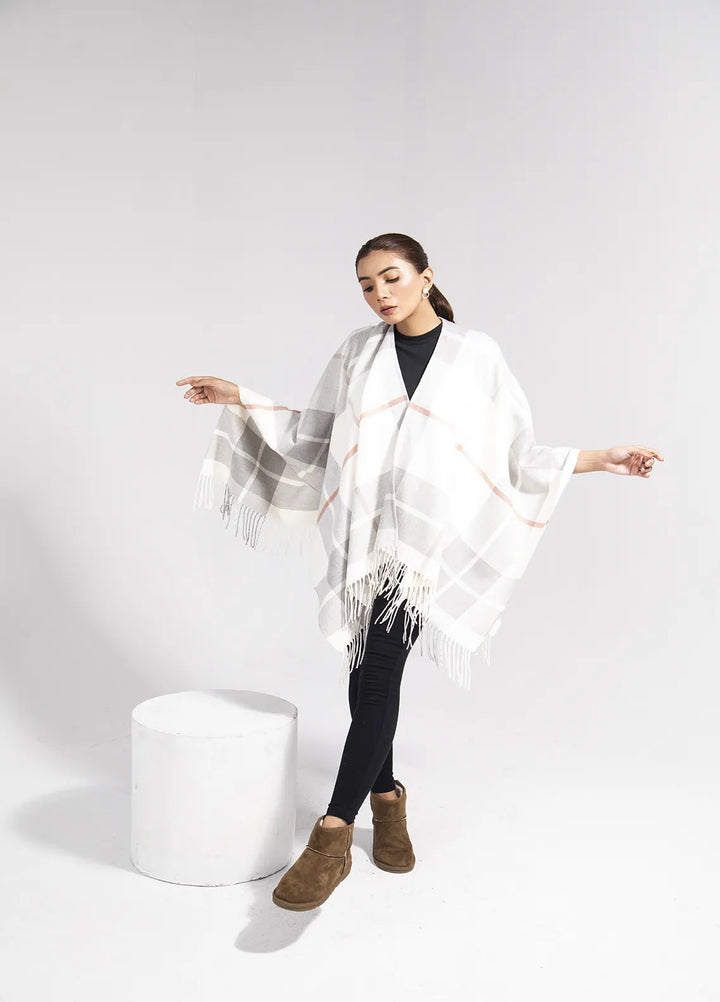 Manahils Polyester Luxury Cape Shawl 013