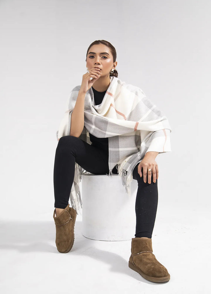 Manahils Polyester Luxury Cape Shawl 013