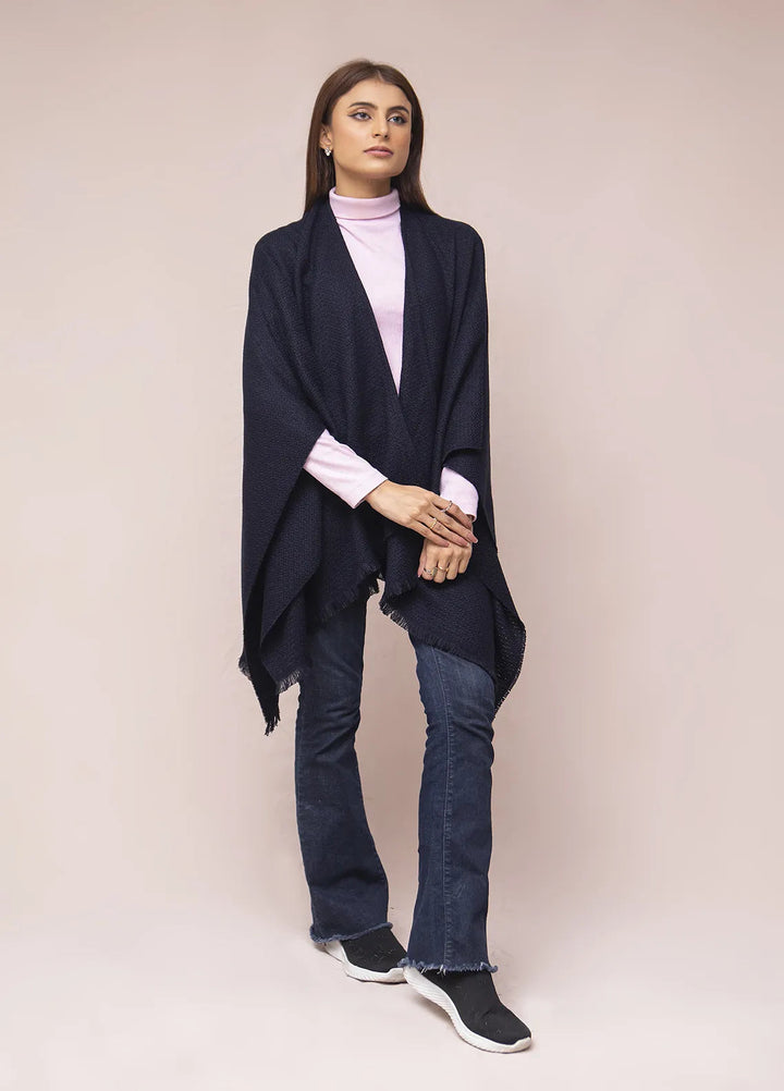 Manahils Polyester Luxury Cape Shawl 021