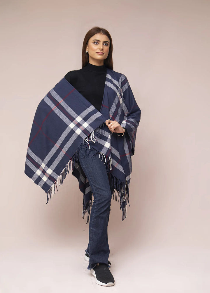 Manahils Polyester Luxury Cape Shawl 023