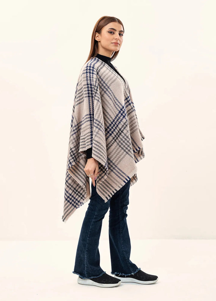 Manahils Polyester Luxury Cape Shawl 039