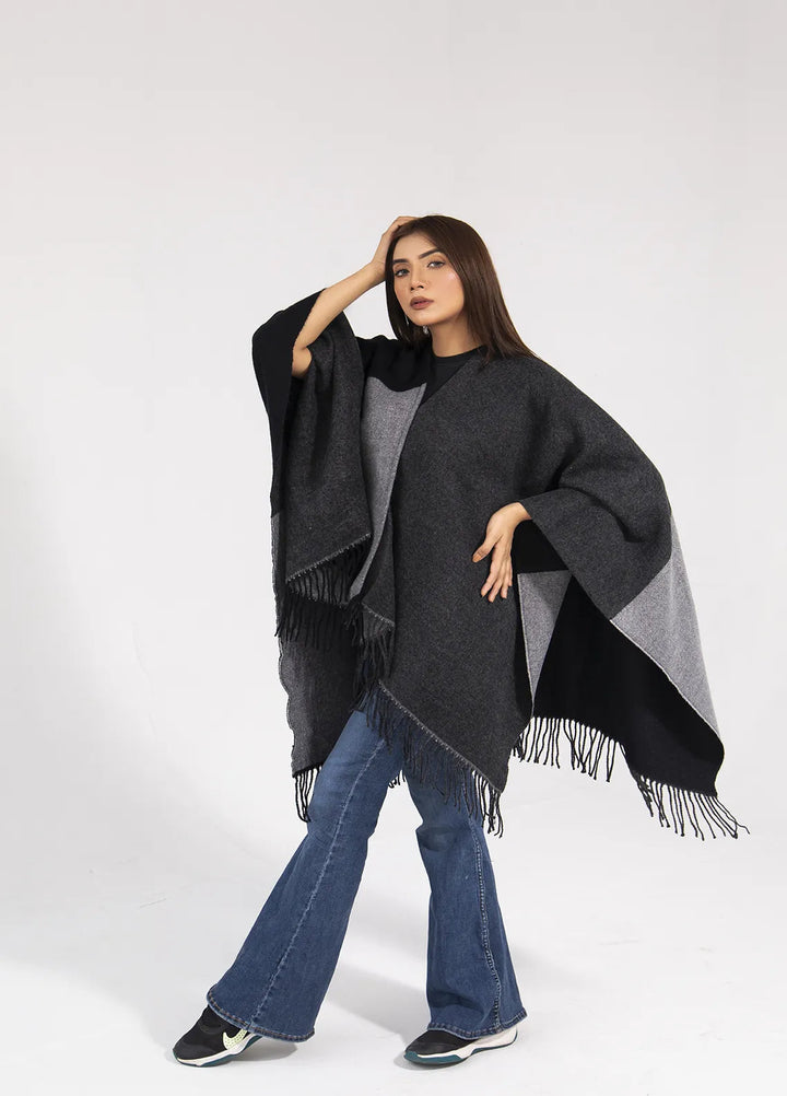 Manahils Polyester Luxury Cape Shawl 03