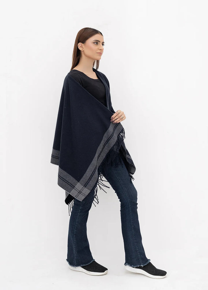 Manahils Polyester Luxury Cape Shawl 047