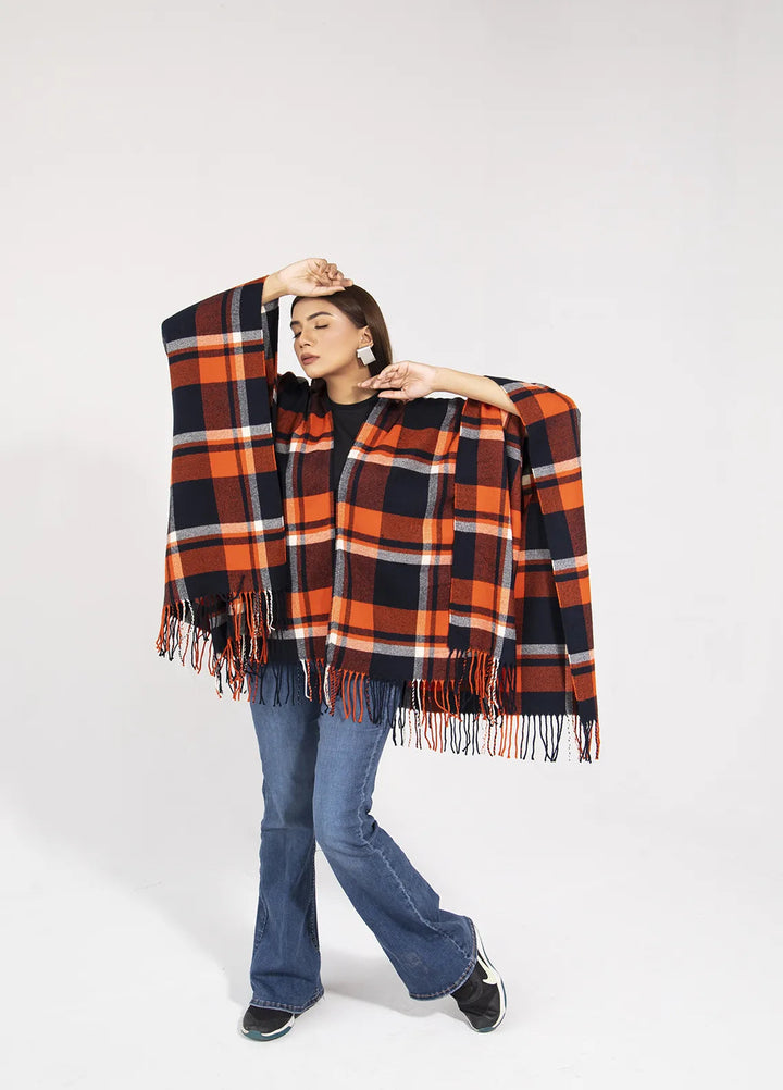 Manahils Polyester Luxury Cape Shawl 04