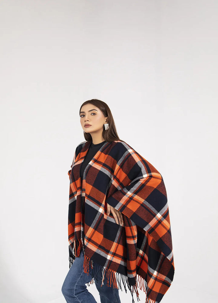 Manahils Polyester Luxury Cape Shawl 04