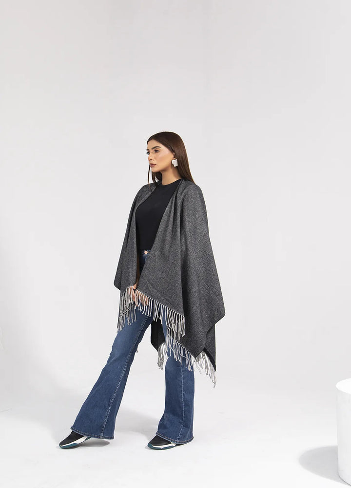 Manahils Polyester Luxury Cape Shawl 05