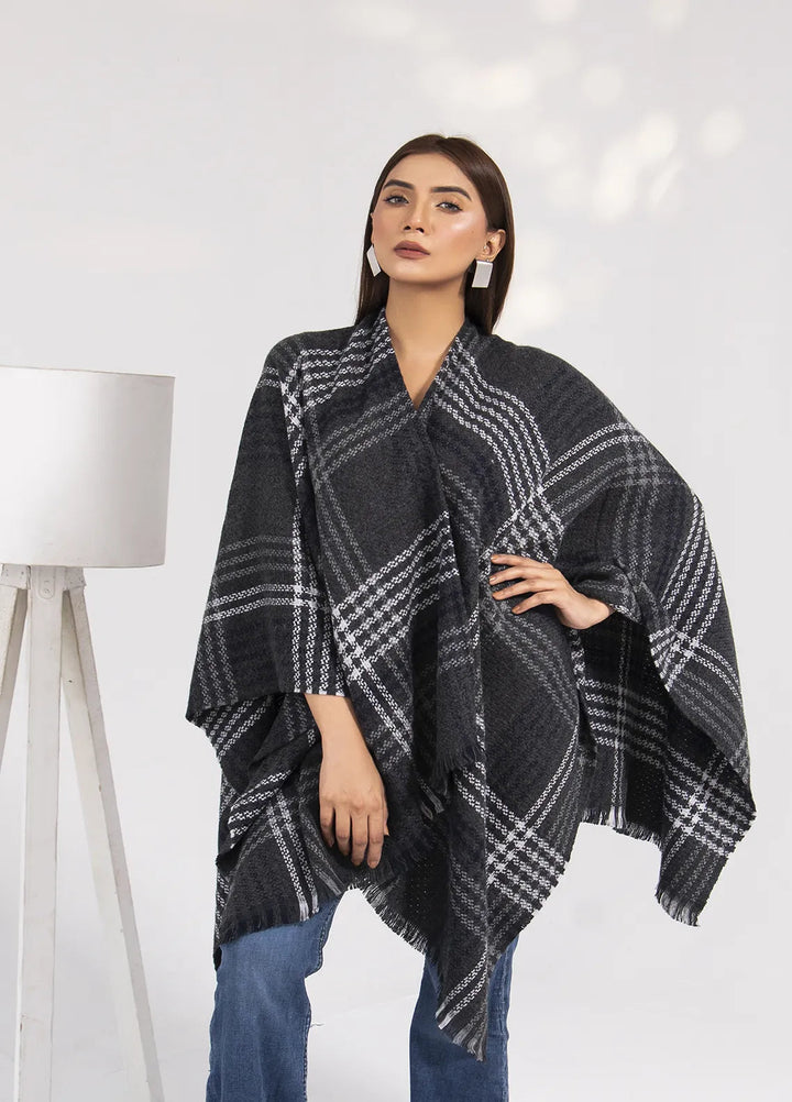 Manahils Polyester Luxury Cape Shawl 08