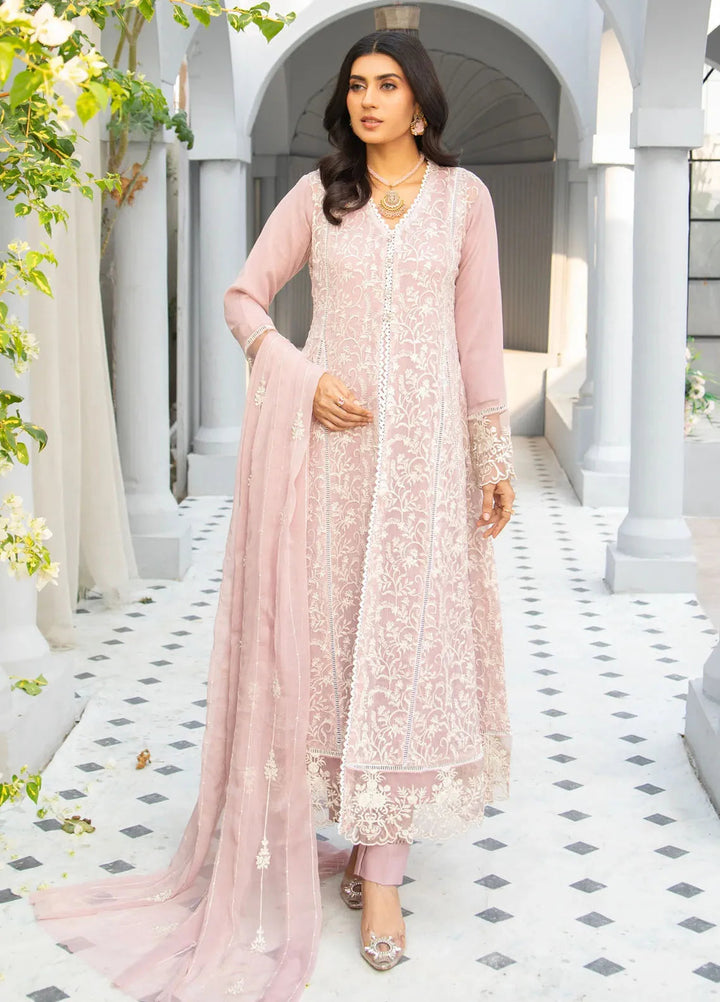 Manahils Pret Embroidered Chiffon 3 Piece Suit K-113