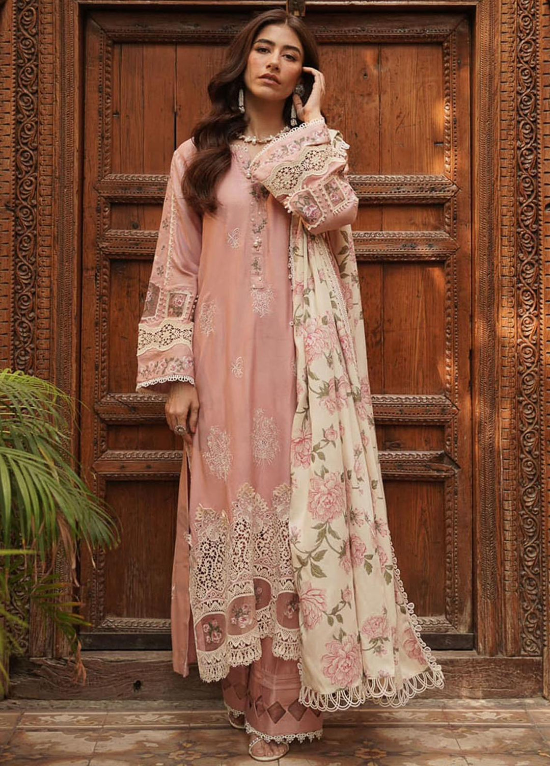 Manara Embroidered  Suits Unstitched 3 Piece MNA23W ML-04 Layla - Festive Collection
