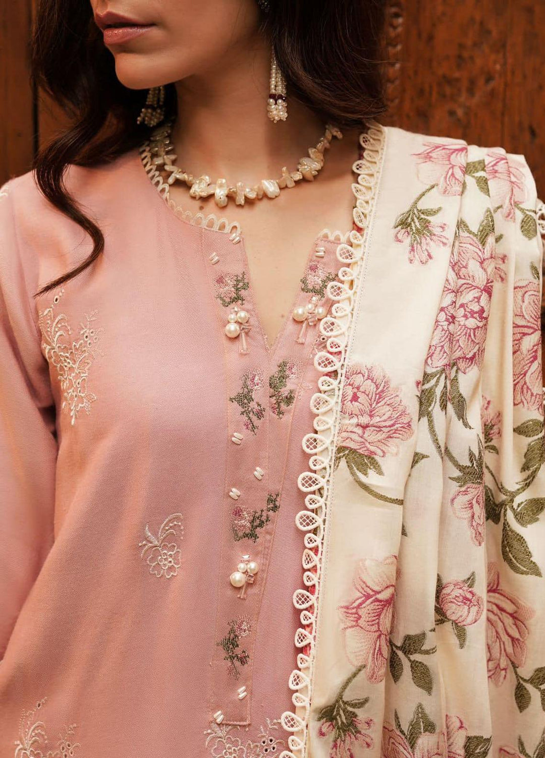 Manara Embroidered  Suits Unstitched 3 Piece MNA23W ML-04 Layla - Festive Collection