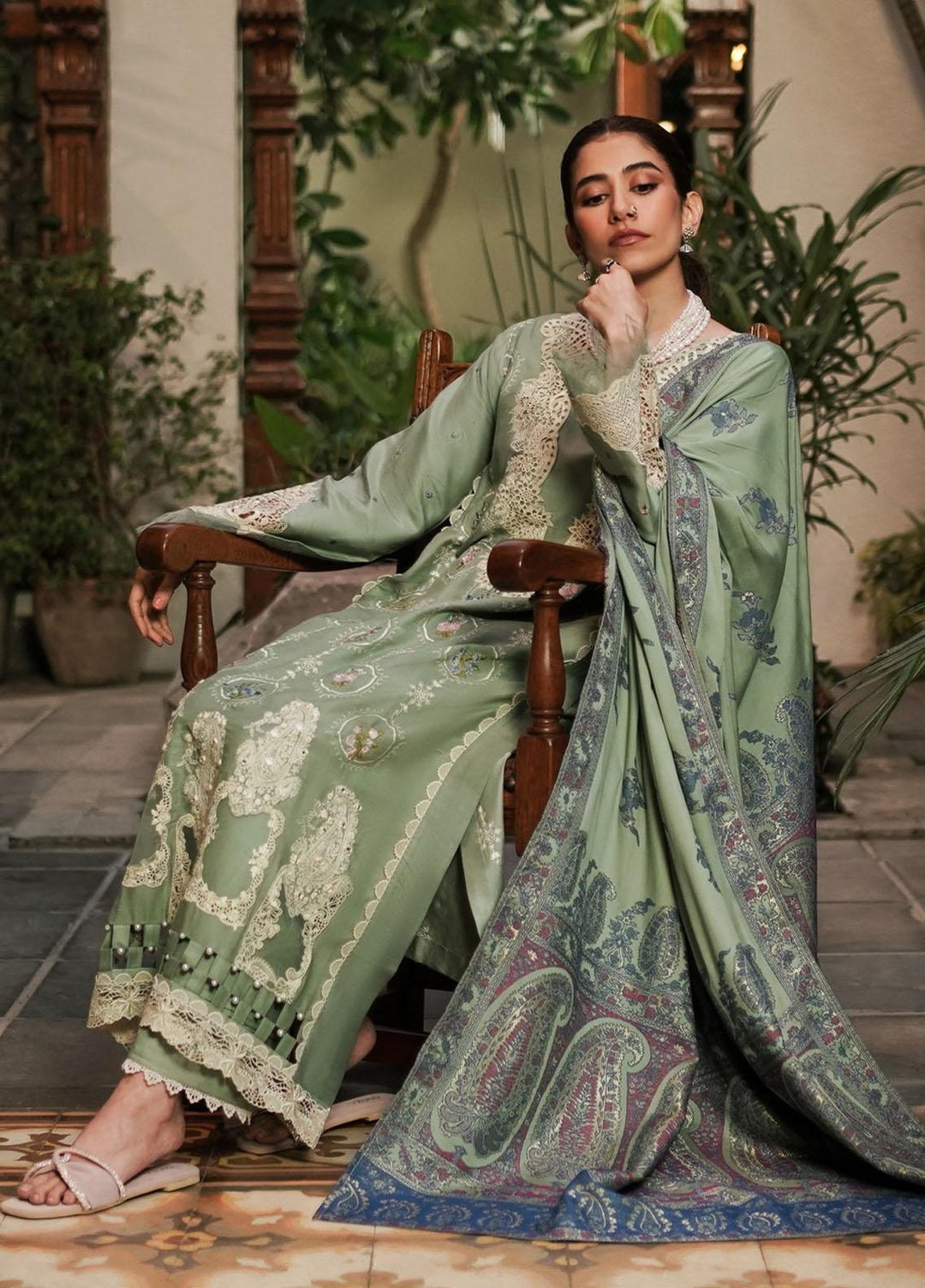 Manara Embroidered  Suits Unstitched 3 Piece MNA23W ML-05 Ananse - Festive Collection