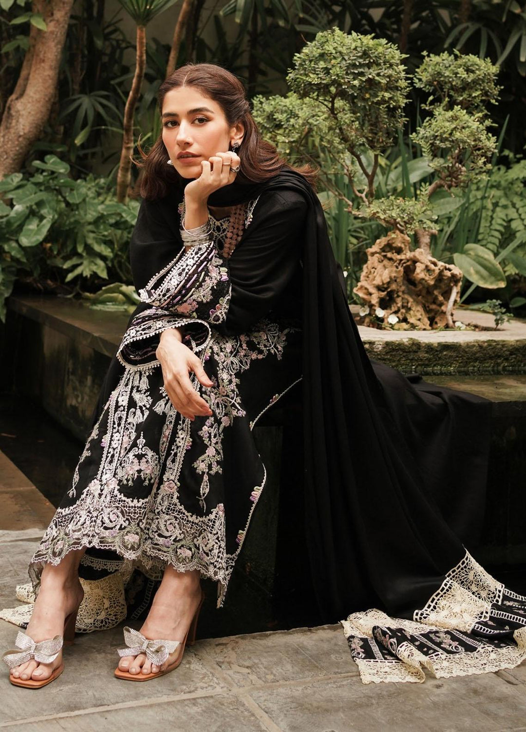 Manara Embroidered  Suits Unstitched 3 Piece MNA23W ML-06 Nujood - Festive Collection