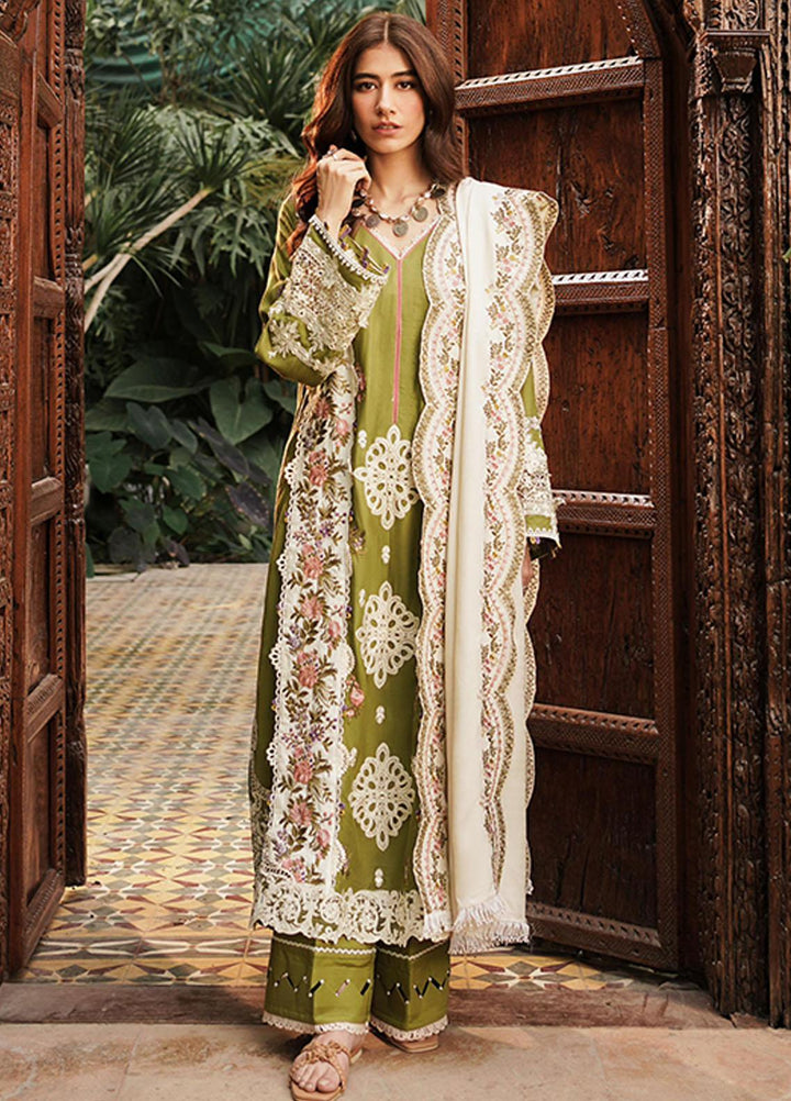 Manara Embroidered  Suits Unstitched 3 Piece MNA23W ML-08 Ramin - Festive Collection