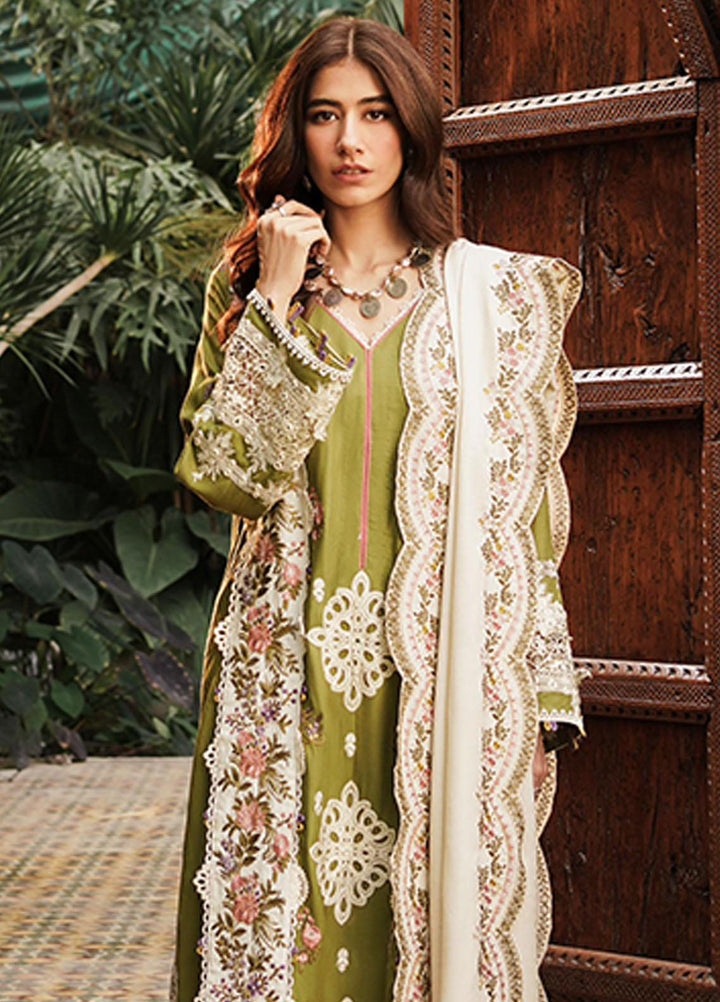 Manara Embroidered  Suits Unstitched 3 Piece MNA23W ML-08 Ramin - Festive Collection