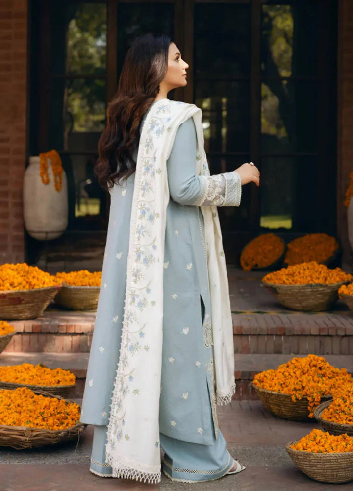 Manara Embroidered Karandi Suit Unstitched 3 Piece MNA24LW LW-04 Wasli - Winter Collection