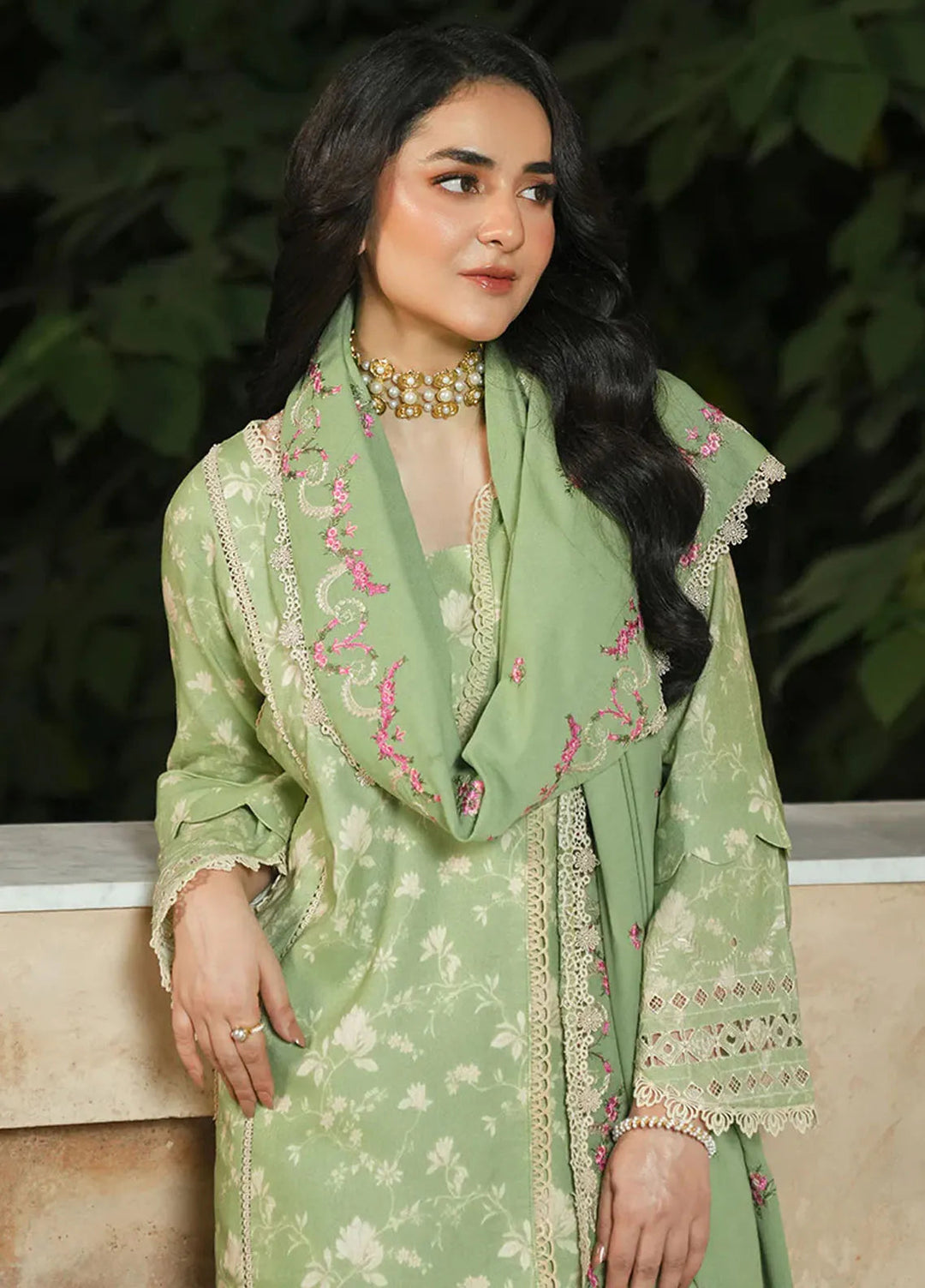 Manara Embroidered Karandi Suit Unstitched 3 Piece MVK-06 Esra - Winter Collection