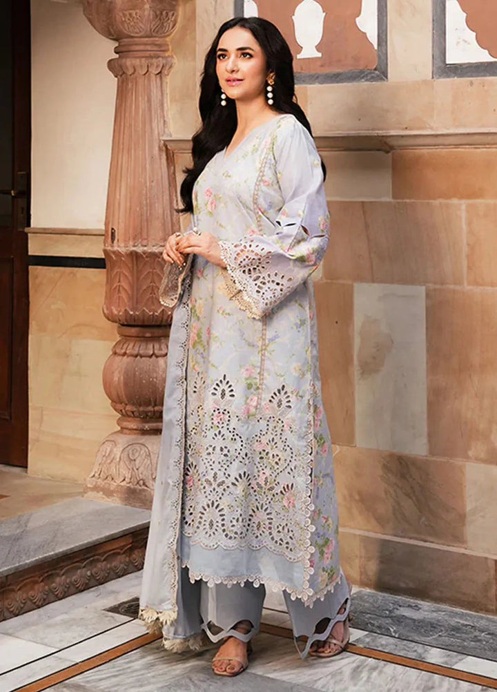 Manara Embroidered Karandi Suit Unstitched 3 Piece MVK-08 Opal - Winter Collection