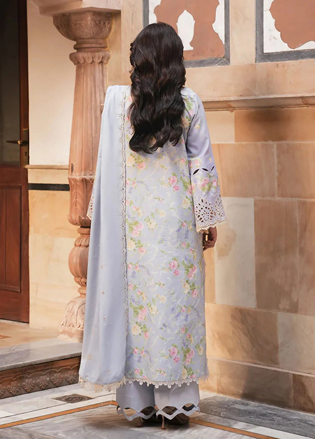 Manara Embroidered Karandi Suit Unstitched 3 Piece MVK-08 Opal - Winter Collection