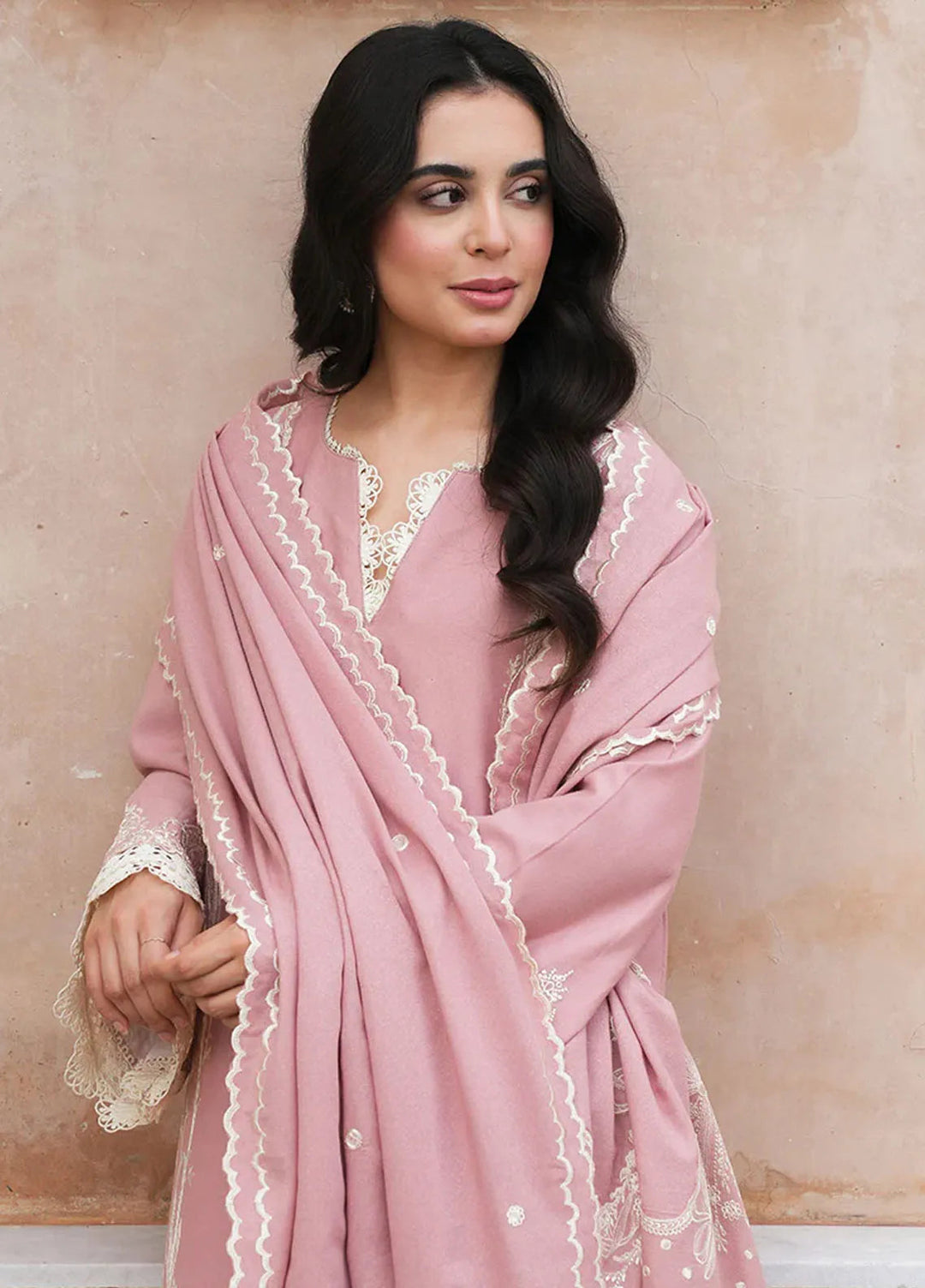 Manara Embroidered Karandi Suit Unstitched 3 Piece MVK-09 Roha - Winter Collection