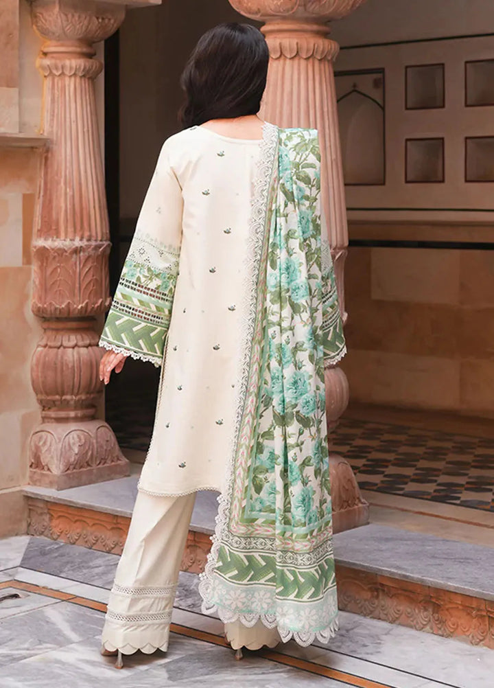 Manara Embroidered Karandi Suit Unstitched 3 Piece MVK-11 Zircon - Winter Collection