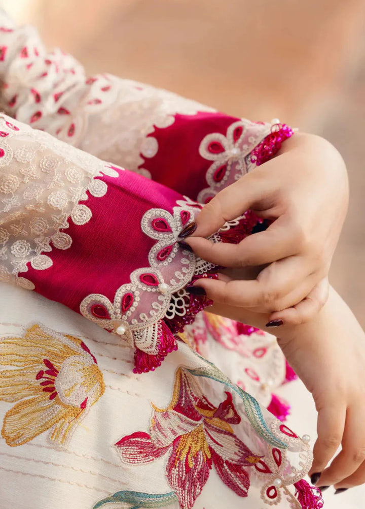 Manara Embroidered Khaddar Suit Unstitched 3 Piece MNA24LW LW-03 Phulkari - Winter Collection
