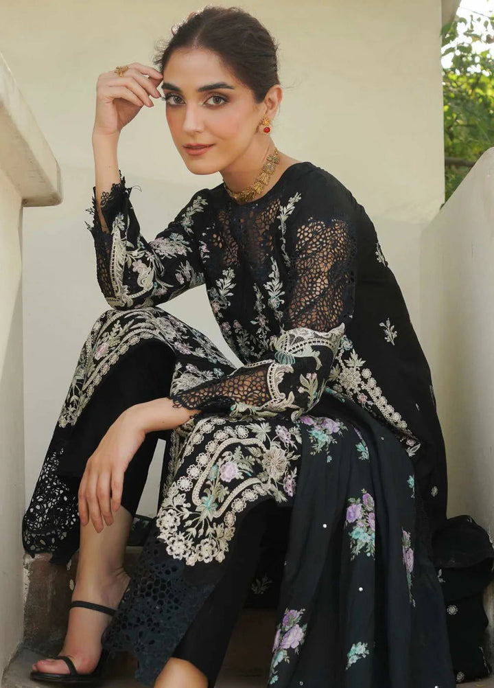 Manara Embroidered Lawn Suit Unstitched 3 Piece MNA24L ML-07 Pearl - Luxury Collection