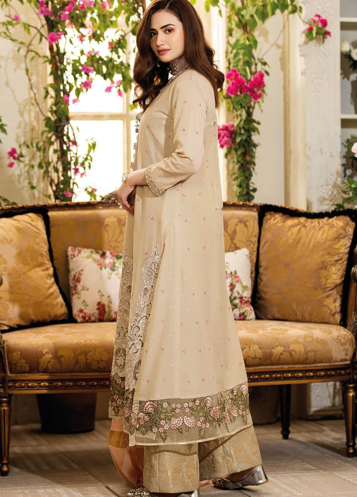 Manara Embroidered Lawn Suits Unstitched 3 Piece MNA21K 08 GALA AFFAIR - Luxury Collection