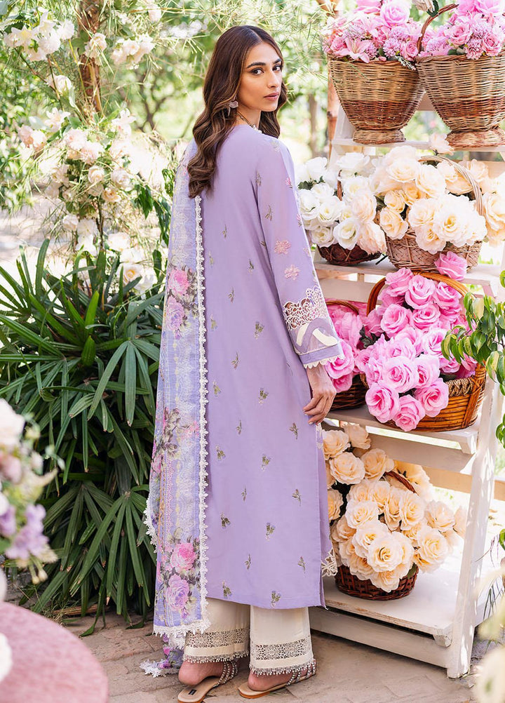 Manara Embroidered Lawn Suits Unstitched 3 Piece MNA23LL ML-03 Nera - Luxury Collection