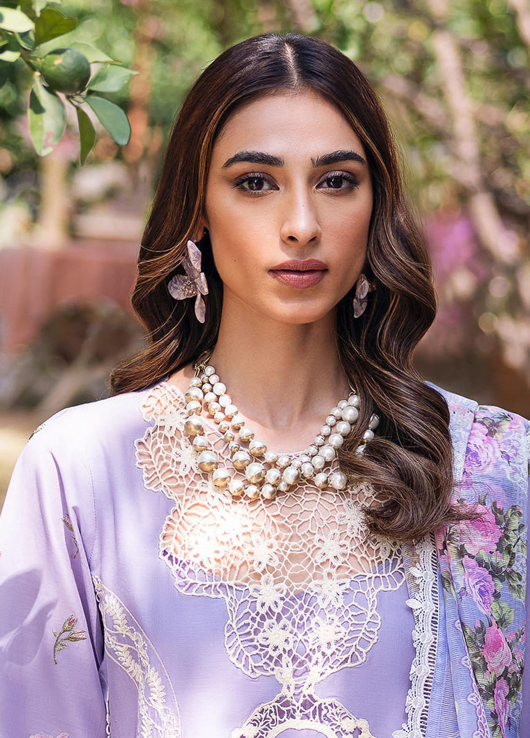 Manara Embroidered Lawn Suits Unstitched 3 Piece MNA23LL ML-03 Nera - Luxury Collection