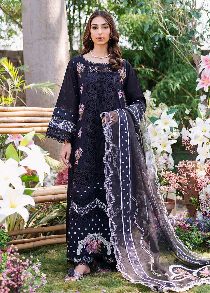 Manara Embroidered Lawn Suits Unstitched 3 Piece MNA23LL ML-06 Narah - Luxury Collection
