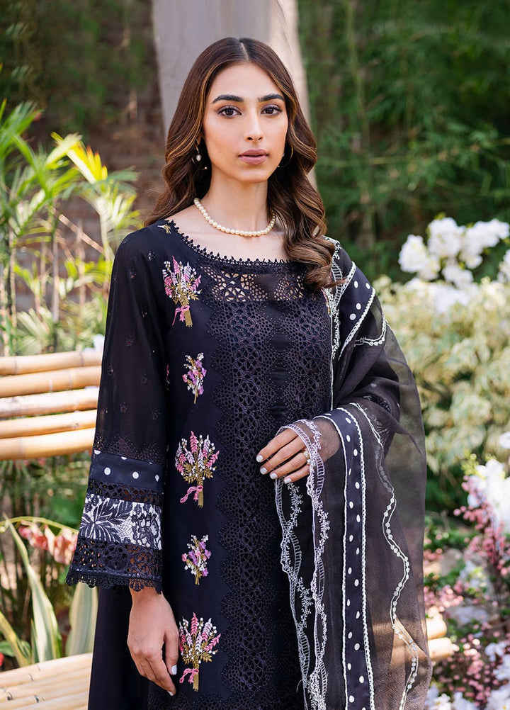 Manara Embroidered Lawn Suits Unstitched 3 Piece MNA23LL ML-06 Narah - Luxury Collection