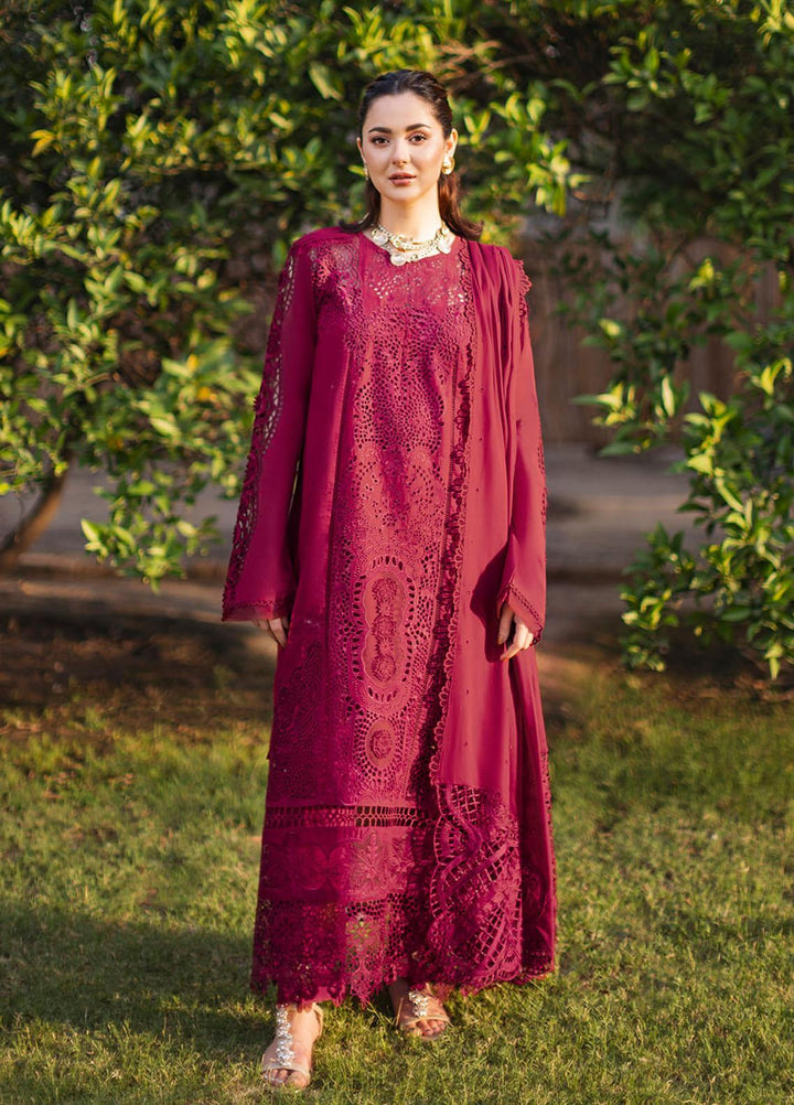 Manara Embroidered Lawn Suits Unstitched 3 Piece MNA23LL ML-07 Talia - Luxury Collection
