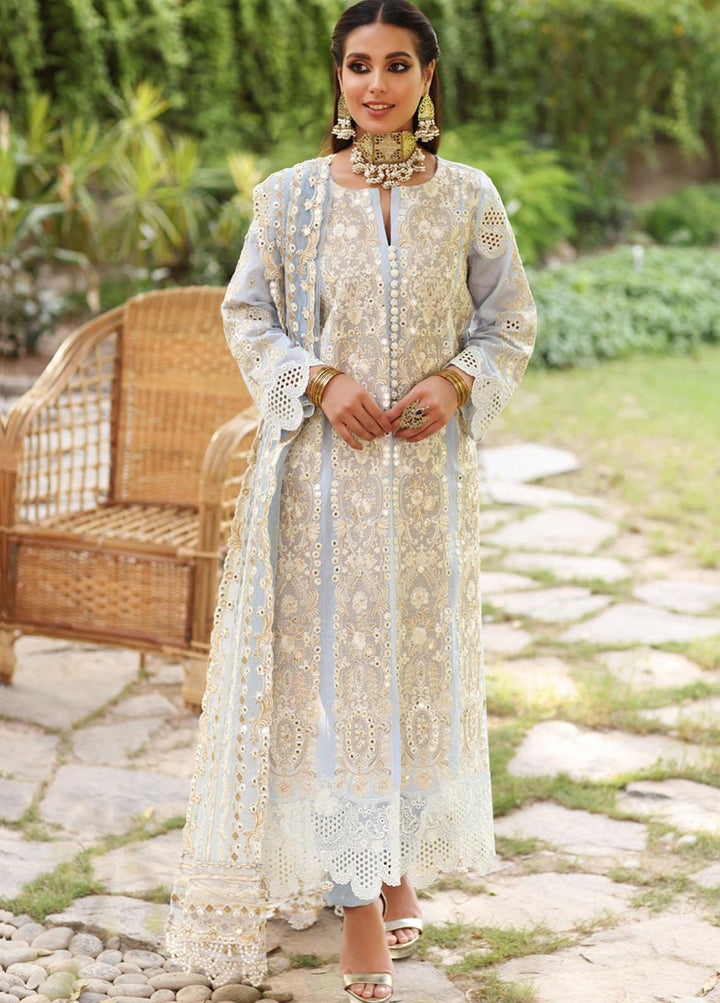 Manara By Kahf Embroidered Lawn Suits Unstitched 3 Piece KHF22M KML-02 Gulmeena - Luxury Collection